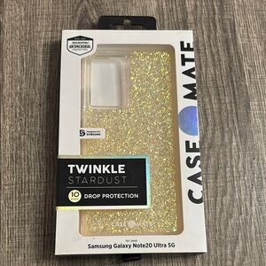 Case-Mate Gold Glitter Smartphone Case with Shimmer Finish